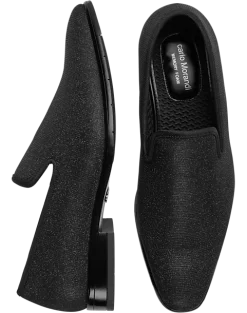 Carlo Morandi Sparkle Fabric Formal Loafers, Ice