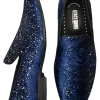 Stacy Adams Stellar Velvet Constellation Formal Loafers, Blue