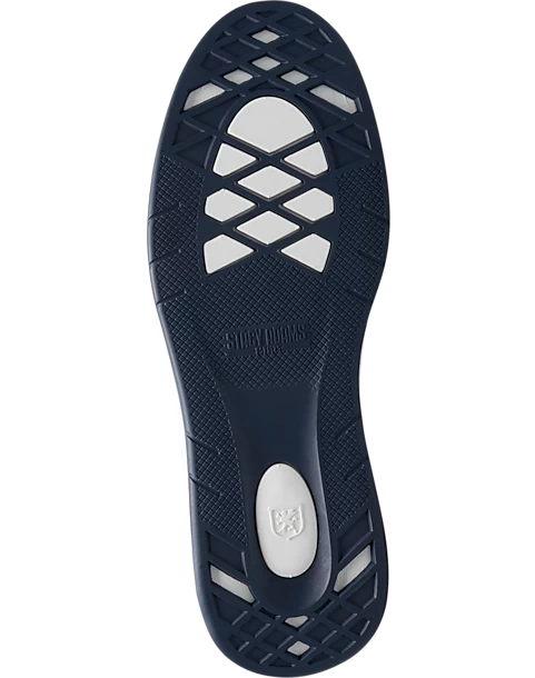 Stacy Adams Cashton Perforated Sneakers, Gray Patent - Image 2