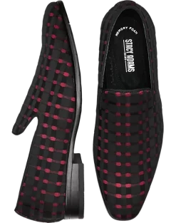 Stacy Adams Stiles Formal Loafers, Checkered Black