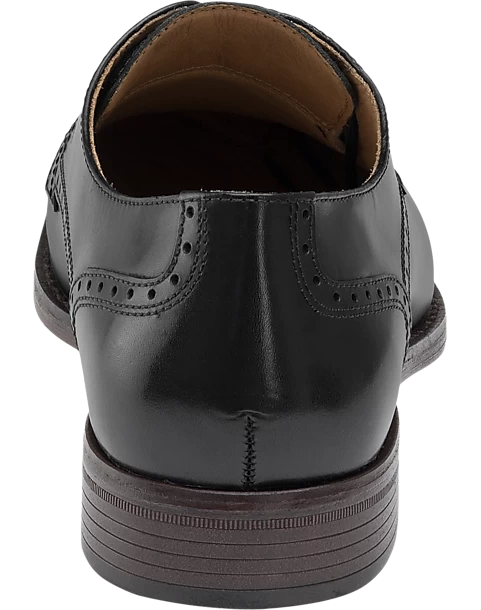 Johnston & Murphy Lewis Cap Toe Lace-Up Dress Shoe, Black - Image 3