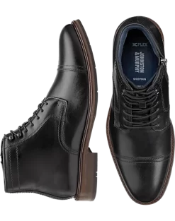 Johnston & Murphy Raleigh Cap Toe Zip-Up Boots, Tan