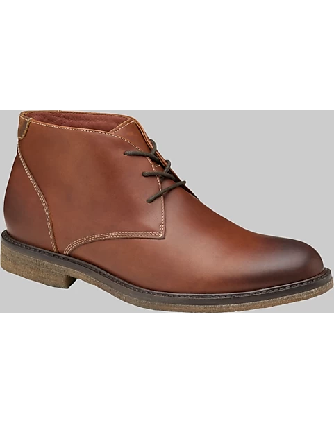 Johnston & Murphy Copeland Lace-Up Chukka Boots, Brown - Image 5