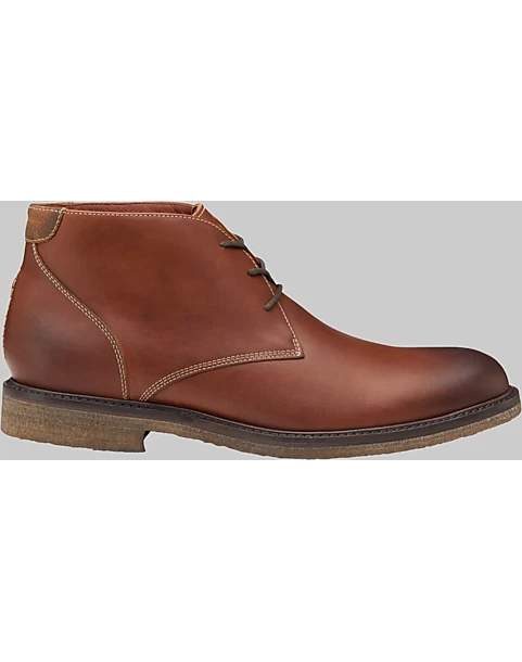 Johnston & Murphy Copeland Lace-Up Chukka Boots, Brown - Image 6