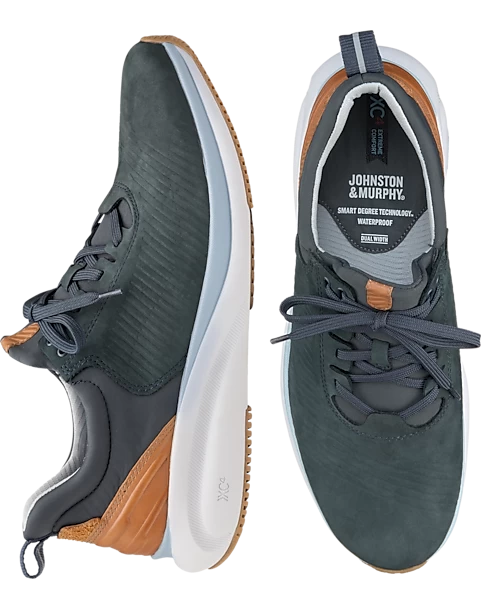Johnston & Murphy Luxe Hybrid Lace-Up Sneakers, Navy