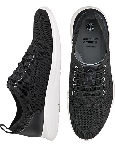 Johnston & Murphy Amherst U-Throat Knit Sneaker, Taupe