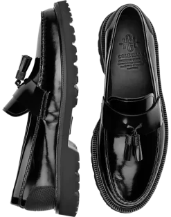 Cole Haan American Classics Box Leather Tassel Loafers, Burgundy