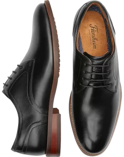 Florsheim Remi Plain Toe Lace Up Oxfords, Black