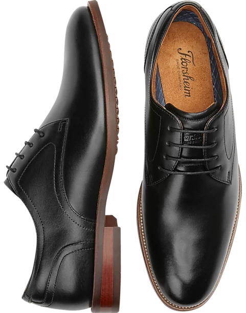 Florsheim Remi Plain Toe Lace Up Oxfords, Cognac