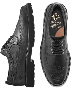 Cole Haan American Classics Longwing Oxfords, Black