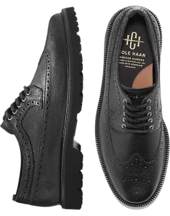 Cole Haan American Classics Longwing Oxfords, Black