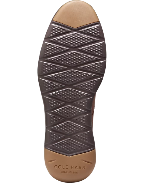 Cole Haan Grand Atlantic Leather Oxfords, Cognac - Image 2