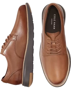 Cole Haan Grand Atlantic Leather Oxfords, Cognac