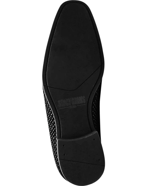 Stacy Adams Swagger Studded Ornament Formal Loafers, Black & Gold - Image 2