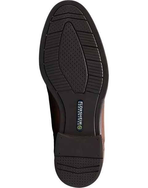 Florsheim Midtown Moc Toe Slip On Shoes, Cognac - Image 2