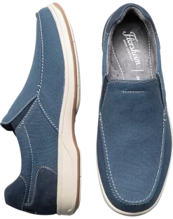 Florsheim Lakeside Canvas Moc Toe Shoes, Sand