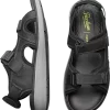 Florsheim Venture River Sandals, Black
