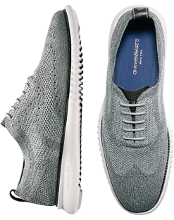 Cole Haan Zerogrand Stitchlite Wingtip Oxfords, Gray
