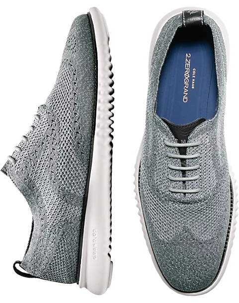 Cole Haan Zerogrand Stitchlite Wingtip Oxfords, Gray