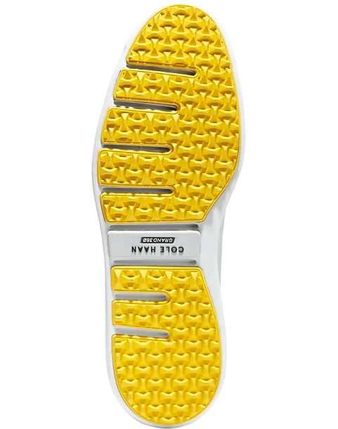 Cole Haan Original Grand Water-Resistant Wingtip Golf Oxfords, White - Image 2