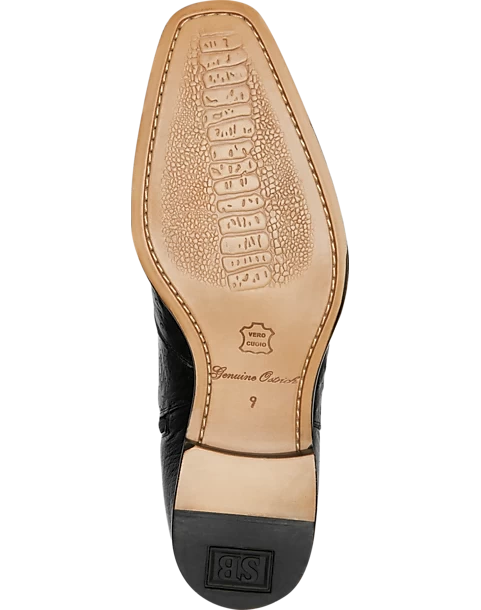 Belvedere Roger Ostrich Chelsea Boot, Antique Brandy - Image 2