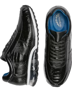 Belvedere Todd Ostrich Sneakers, Antique Brandy