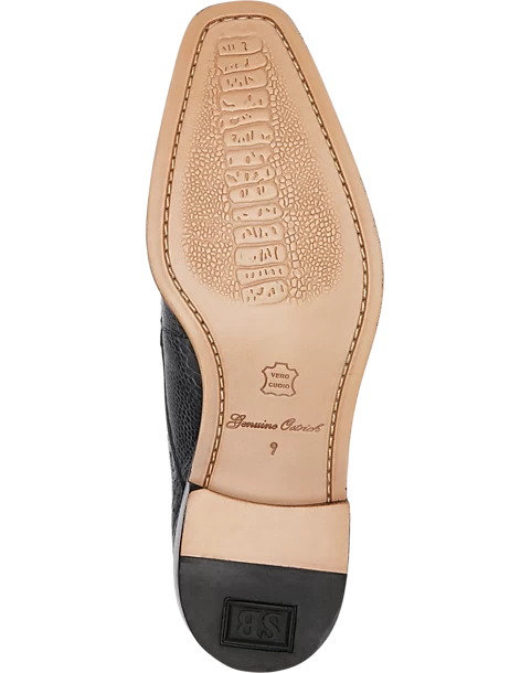 Belvedere Batta Ostrich Cap Toe Oxfords, Gray - Image 2