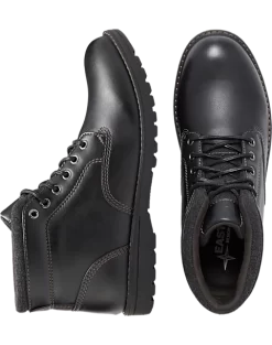 Eastland Finn Plain Toe Lace Up Boots, Dark Brown