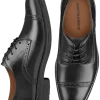 Johnston & Murphy Ronan Cap Toe Oxfords, Black