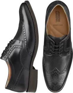 Johnston & Murphy Lewis Wingtips, Tan