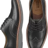 Johnston & Murphy Upton Wingtip Oxfords, Black
