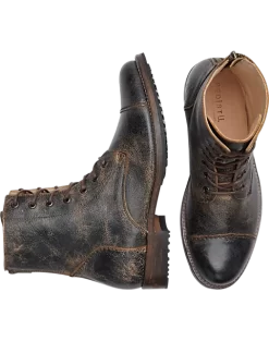 Bed Stu Protege Cap Toe Boots, Tan