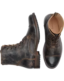 Bed Stu Protege Cap Toe Boots, Brown