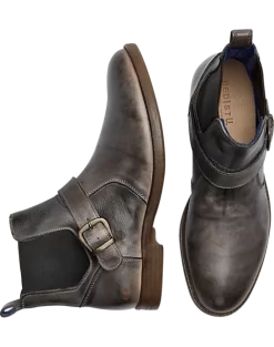 Bed Stu Michelangelo Plain Toe Chelsea Boots, Gray