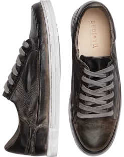 Bed Stu Wizard Moc Toe Sneakers, Black