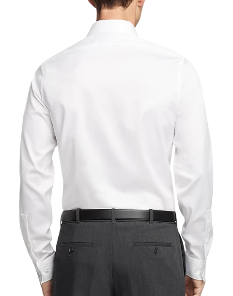 Calvin Klein Infinite Wrinkle Free Slim Fit Stretch Collar Dress Shirt, Light Blue - Image 5