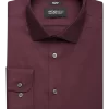 Awearness Kenneth Cole Slim Fit Performance Stretch Dress Shirt, Burgundy