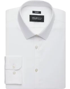 Awearness Kenneth Cole Slim Fit Performance Stretch Dress Shirt, White