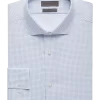 Calvin Klein Infinite Non-Iron Slim Fit Stretch Collar Dress Shirt, Blue Dot