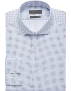 Calvin Klein Infinite Non-Iron Slim Fit Stretch Collar Dress Shirt, Blue Dot