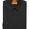 Egara Skinny Fit Dress Shirt, Black