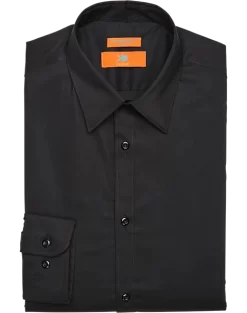 Egara Skinny Fit Dress Shirt, Black