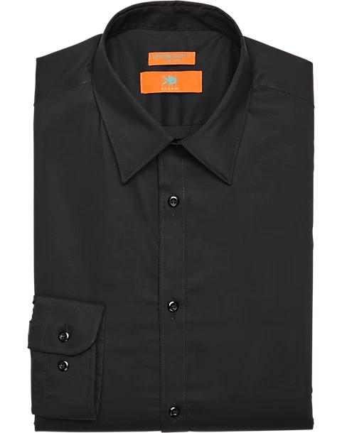 Egara Skinny Fit Dress Shirt, Black
