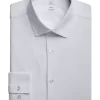 Michael Strahan Modern Fit Spread Collar Dress Shirt, White