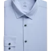 Michael Strahan Modern Fit Spread Collar Dress Shirt, Light Blue