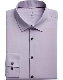 Michael Strahan Modern Fit Spread Collar Dress Shirt, Lilac