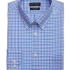Lauren By Ralph Lauren Classic Fit UltraFlex Button-Down Collar Dress Shirt, Blue Plaid