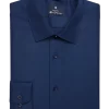 Ben Sherman Slim Fit Dobby Dress Shirt, Navy Basketweave