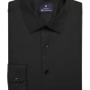 Ben Sherman Slim Fit Dobby Dress Shirt, Black Teardrop