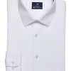 Ben Sherman Slim Fit Dobby Dress Shirt, White Diamond